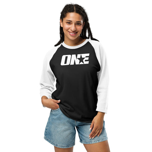 1STAR Logo 3/4 Sleeve Raglan T-Shirt